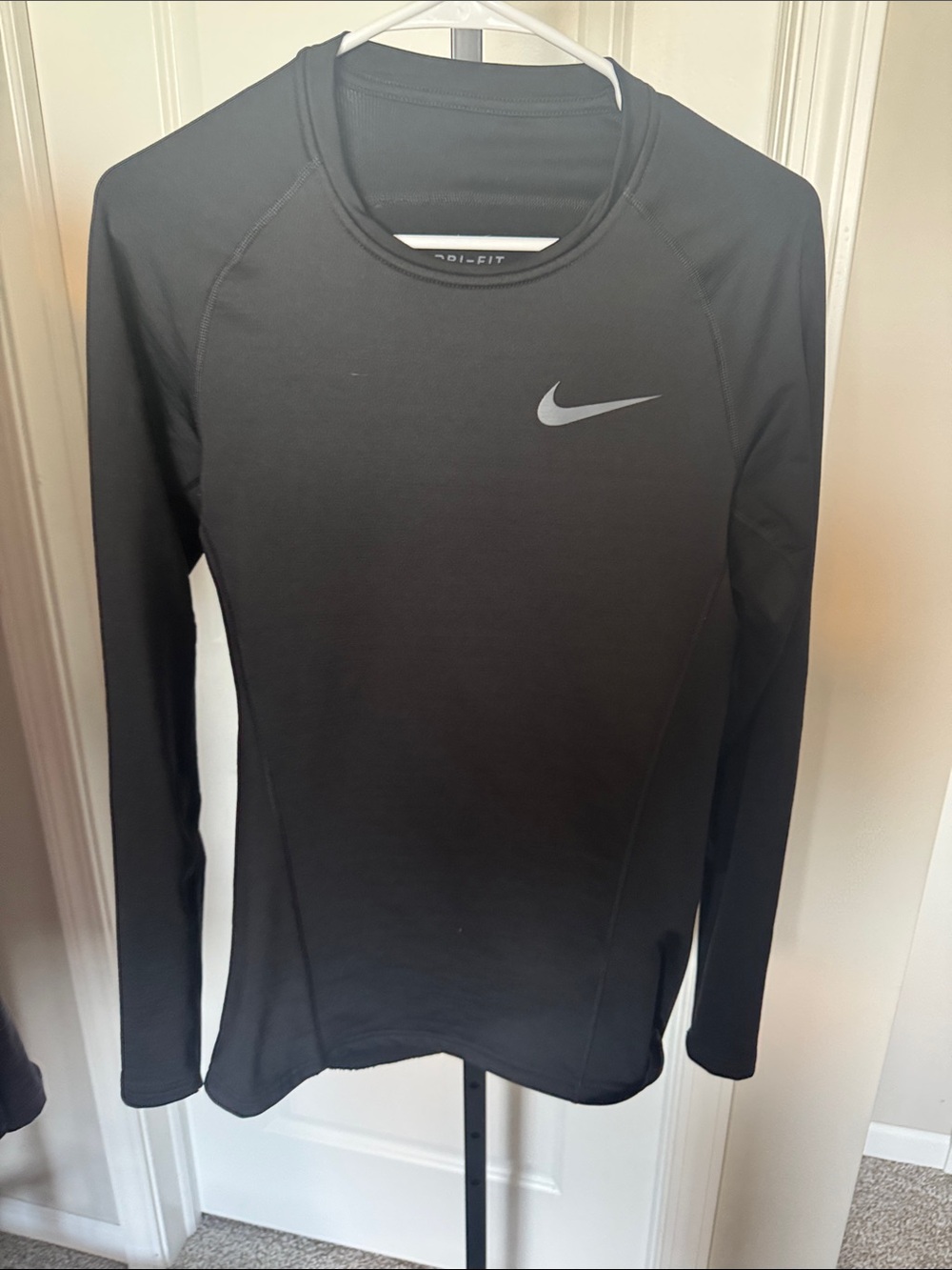 Nike Black Long-Sleeve Dri-FIT Performance Top